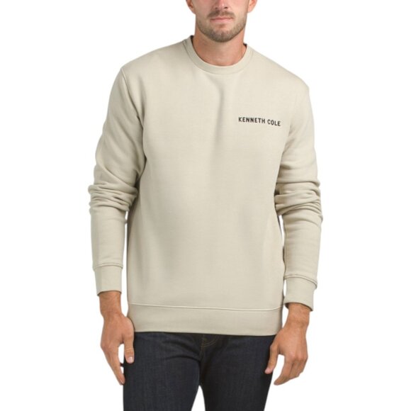 KENNETH COLE Embroidered Logo Sweatshirt - Picture 1 of 3